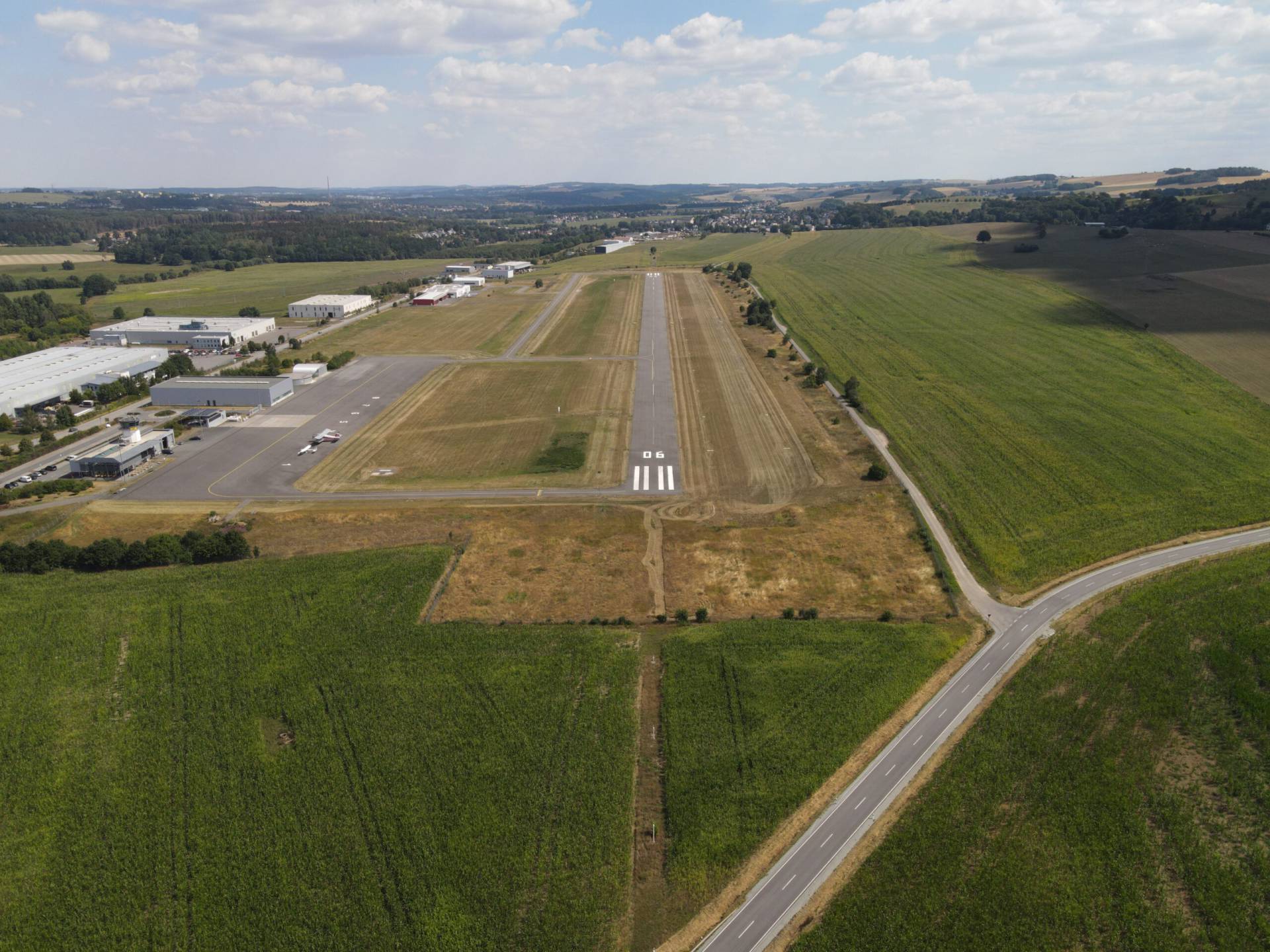 Anflug Piste 06